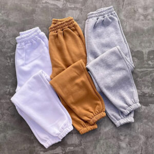 Jogging pants women unisex terry cotton loose trousers track sweat pants jogger